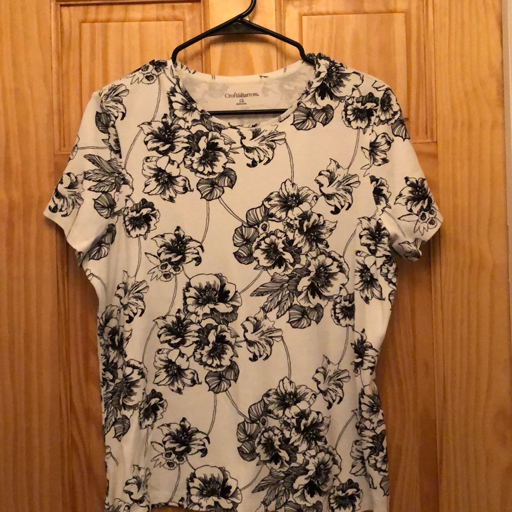 Cotton floral top